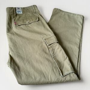 Levis Cargo Pants Relaxed Fit Ace Cargo Pants Beige 38x34 Measures (38x32)